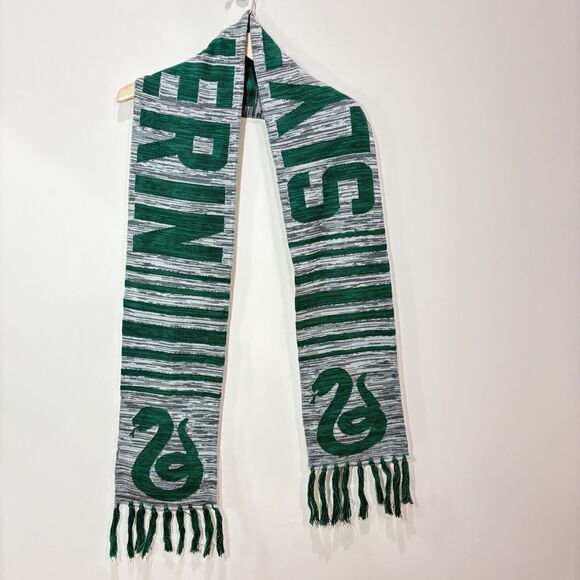 Universal Studios Other - Slytherin Scarf The Wizarding World Of Harry Potter Universal Studio Green Gray